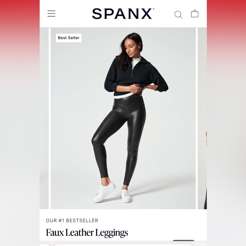 Spanx leggings size small.